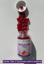 Load image into Gallery viewer, Melatonin 5mg gummies Vegetarian, gelatin-free
