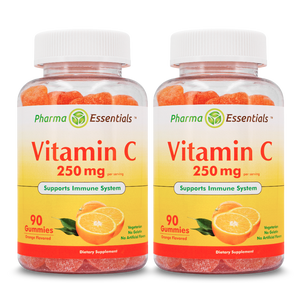 Vitamin C 250 mg vegetarian, gelatin- free 90 gummies 