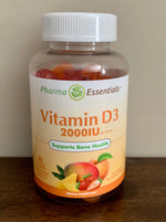 Load image into Gallery viewer, Vitamin D3 2000 IU gelatin-free gummies
