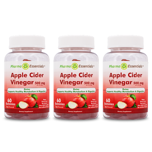 Apple Cider Vinegar gelatin-free (vegans and vegetarians) gummies detox and support healthy metabolism and digestion.