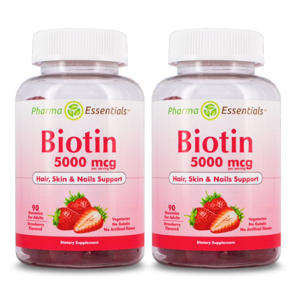 Biotin 5000 mcg gelatin-free gummies 