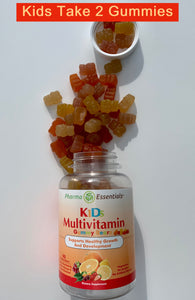 Kids multivitamin gelatin-free gummies 