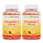 Load image into Gallery viewer, Vitamin C 250 mg vegetarian, gelatin- free 90 gummies 
