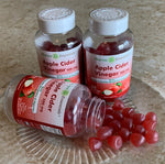 Load image into Gallery viewer, Apple Cider Vinegar gelatin-free (vegans and vegetarians) gummies detox and support healthy metabolism and digestion.
