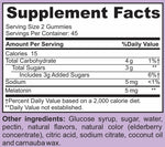 Load image into Gallery viewer, Supplements Facts Melatonin 5mg gummies Vegetarian, gelatin-free
