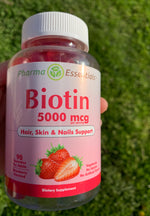 Load image into Gallery viewer, Biotin 5000 mcg gelatin-free gummies 
